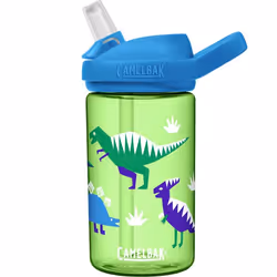 CamelBak 2472301041, 400 ml, Utilisation quotidienne, Bleu, Vert, Tritan, Hip Dinos, Enfant