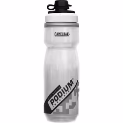 CamelBak Podium Dirt Chill, 0,62 ml, Vélo, Blanc, Silicone, Homme/femme, Bouchon à clapet