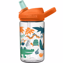 CamelBak eddy+, 400 ml, Utilisation quotidienne, Multicolore, Tritan, Jungle Animal, Enfant