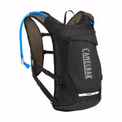CamelBak Chase Adventure 8, Sans encadrement, Haut, Dos rembourré, Bicyclette, Noir, Marron, Unisexe