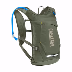 CamelBak Chase Adventure 8, Sans encadrement, Haut, Dos rembourré, Bicyclette, Vert, Olive, Dusty Olive
