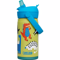 CamelBak Thrive Flip Straw Kids Utilisation quotidienne 400 ml Acier inoxydable Bleu, Olive