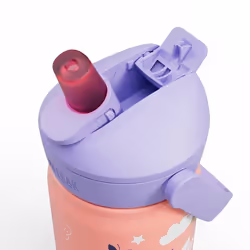 CamelBak Thrive Flip Straw Kids Utilisation quotidienne 400 ml Acier inoxydable Rose clair, Violet - Vue supplémentaire 4