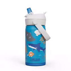 CamelBak Thrive Flip Straw Kids Utilisation quotidienne 400 ml Acier inoxydable Bleu, Blanc