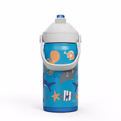 CamelBak Thrive Flip Straw Kids Utilisation quotidienne 400 ml Acier inoxydable Bleu, Blanc