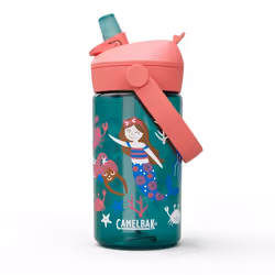 CamelBak Thrive Flip Straw Kids Utilisation quotidienne 400 ml Tritan Vert, Rose - Vue supplémentaire 2