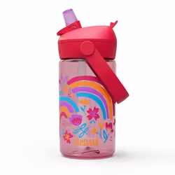 CamelBak Thrive Flip Straw Kids, 400 ml, Utilisation quotidienne, Rose clair, Rose, Tritan, Enfant, Garçon/Fille