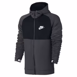 Nike Sportswear Advance 15, Adulte, Mâle, Sweat à capuche, Noir, Gris, L, SML