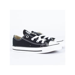 Basket basse mixte en toile noire - CONVERSE - All Star Lo - Lacets - Respirante