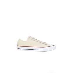Baskets - CONVERSE - All Star Ox Homme - Ecru - Tige basse en textile - Semelle blanche en caoutchouc
