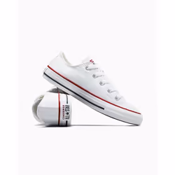 Converse 3J256C Chaussure de Skate Enfant Blanc Monochromatique - Vue supplémentaire 5