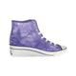 Baskets - CONVERSE - Chuck Taylor All Star Hiness - Femme - Blanc - Lacets - Textile - Plat