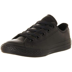 Baskets - CONVERSE - Chuck Taylor Allstar Ox - Cuir - Noir - Enfant