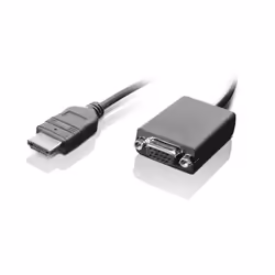 Lenovo HDMI / VGA 0,2 m Noir