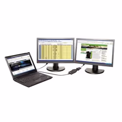 Lenovo USB 3.0 - DVI/VGA adaptateur graphique USB 2048 x 1152 pixels Noir - Vue supplémentaire 4