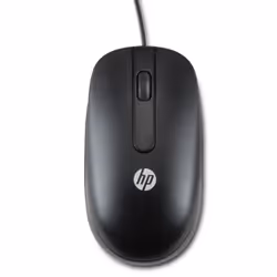 HP USB Optical Scroll Mouse, Ambidextre, Optique, USB Type-A, 800 DPI, Noir