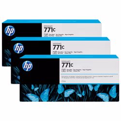 HP 771C pack de 3 cartouches d'encre DesignJet noir photo, 775 ml, Encre à pigments, Encre à pigments, 775 ml, 3 pièce(s), Mu ...