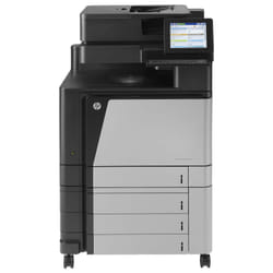 HP Color LaserJet Enterprise Flow Imprimante multifonction Color LaserJet, flux Enterprise M880z, Impression, copie, scan, fax, Chargeur automatique de documents de 200 feuilles; Impression USB en façade; Numérisation vers e-mail/PDF; Impression recto-verso
