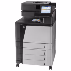 HP Color LaserJet Enterprise Flow Imprimante multifonction Color LaserJet, flux Enterprise M880z, Impression, copie, scan, fax, Chargeur automatique de documents de 200 feuilles; Impression USB en façade; Numérisation vers e-mail/PDF; Impression recto-verso - Vue supplémentaire 4