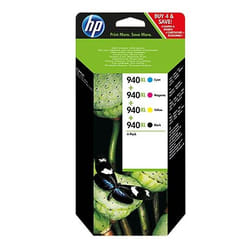 HP 940XL cartouche d'encre 4 pièce(s) Original Rendement élevé (XL) Noir, Cyan, Magenta, Jaune