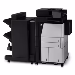 HP LaserJet Enterprise Flow Imprimante multifonction M830z, Noir et blanc, Imprimante pour Entreprises, Impression, copie, scan, fax, Chargeur automatique de documents de 200 feuilles; Impression USB en façade; Numérisation vers e-mail/PDF; Impression recto-verso - Vue supplémentaire 3