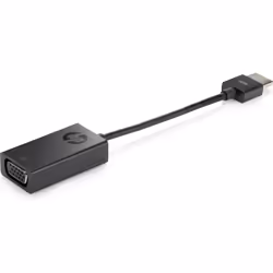 HP Adaptateur HDMI vers VGA, VGA (D-Sub), HDMI Type A (Standard), Mâle, Femelle, Noir, Maison