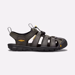 KEEN Clearwater Leather CNX, Mâle, Adulte, Noir, EUE, Monochromatique, 4 mm
