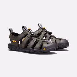KEEN Clearwater Leather CNX Mâle Adulte Noir - Vue supplémentaire 6