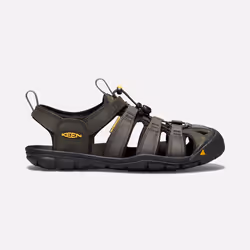KEEN Clearwater Leather CNX, Mâle, Adulte, Noir, EUE, Monochromatique, 4 mm