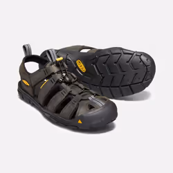 KEEN Clearwater Leather CNX Mâle Adulte Noir - Vue supplémentaire 5