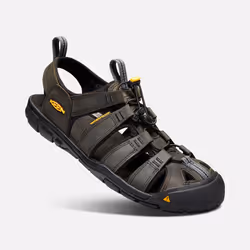 KEEN Clearwater Leather CNX Mâle Adulte Noir - Vue supplémentaire 4