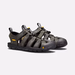 KEEN Clearwater Leather CNX Mâle Adulte Noir - Vue supplémentaire 6