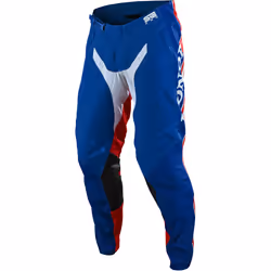 Troy Lee Designs SE Pro Boldor Honda Pantalon de motocross, blanc-rouge-bleu, taille 30 pour Hommes