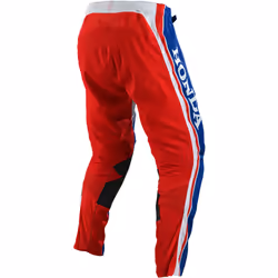 Troy Lee Designs SE Pro Boldor Honda Pantalon de motocross, blanc-rouge-bleu, taille 30 pour Hommes