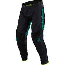 Troy Lee Designs GP Air Drift Pantalon Motocross, noir-turquoise, taille 32 pour Hommes
