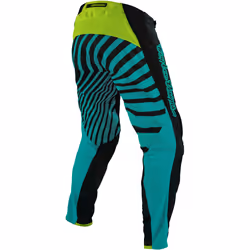 Troy Lee Designs GP Air Drift Pantalon Motocross, noir-turquoise, taille 32 pour Hommes