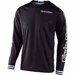 Troy Lee Designs GP Mono Maillot de motocross, noir-blanc, taille L pour Hommes
