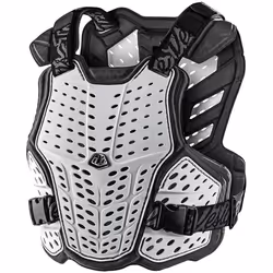 Troy Lee Designs RockFight Gilet protecteur, blanc, taille XS S pour Hommes