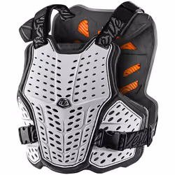Troy Lee Designs RockFight D3O Gilet protecteur, blanc, taille M L pour Hommes