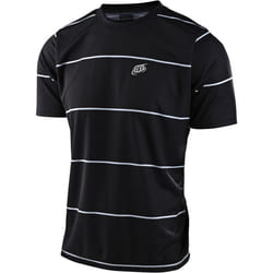 Troy Lee Designs Flowline Stacked T-shirt de bicyclette, noir, taille S pour Hommes
