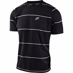 Troy Lee Designs Flowline Stacked T-shirt de bicyclette, noir, taille S pour Hommes