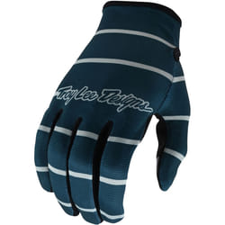 Troy Lee Designs Flowline Stripe Gants de vélo, gris-bleu, taille M pour Hommes