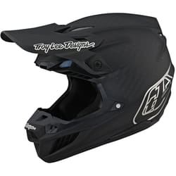 Troy Lee Designs SE5 Stealth Carbon Casque de motocross, noir-gris-argent, taille M pour Hommes