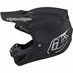 Troy Lee Designs SE5 Stealth Carbon Casque de motocross, noir-gris-argent, taille L pour Hommes