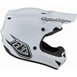 Troy Lee Designs SE4 PA Mono Casque de motocross, blanc, taille L pour Hommes