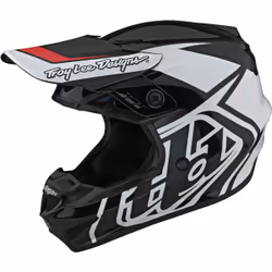 Troy Lee Designs GP Overload Casque de motocross, noir-blanc, taille XL pour Hommes