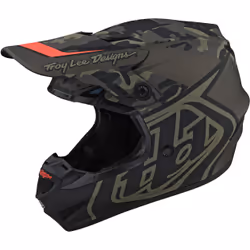 Troy Lee Designs GP Overload Camo Casque de motocross, vert, taille XS pour Hommes