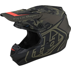Troy Lee Designs GP Overload Camo Casque de motocross, vert, taille L pour Hommes