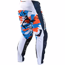 Troy Lee Designs GP Formula Camo Pantalon de motocross jeunesse, bleu-orange, taille 24 - Vue supplémentaire 3