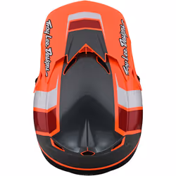 Troy Lee Designs GP Nova Casque de motocross pour jeunes, orange, taille M